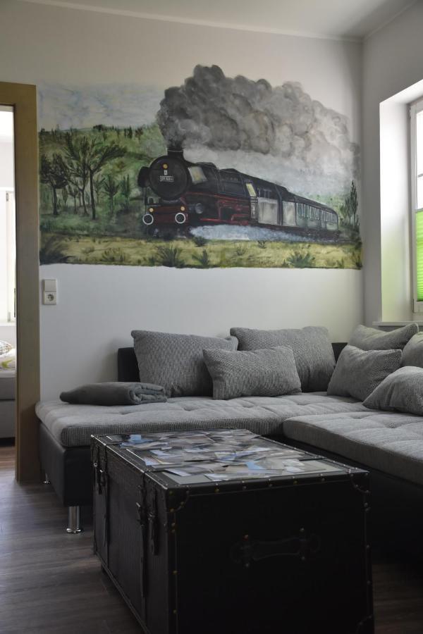 Bahnhof Laussnitz Lägenhet Exteriör bild